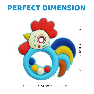Rooster Silicone Baby Teether