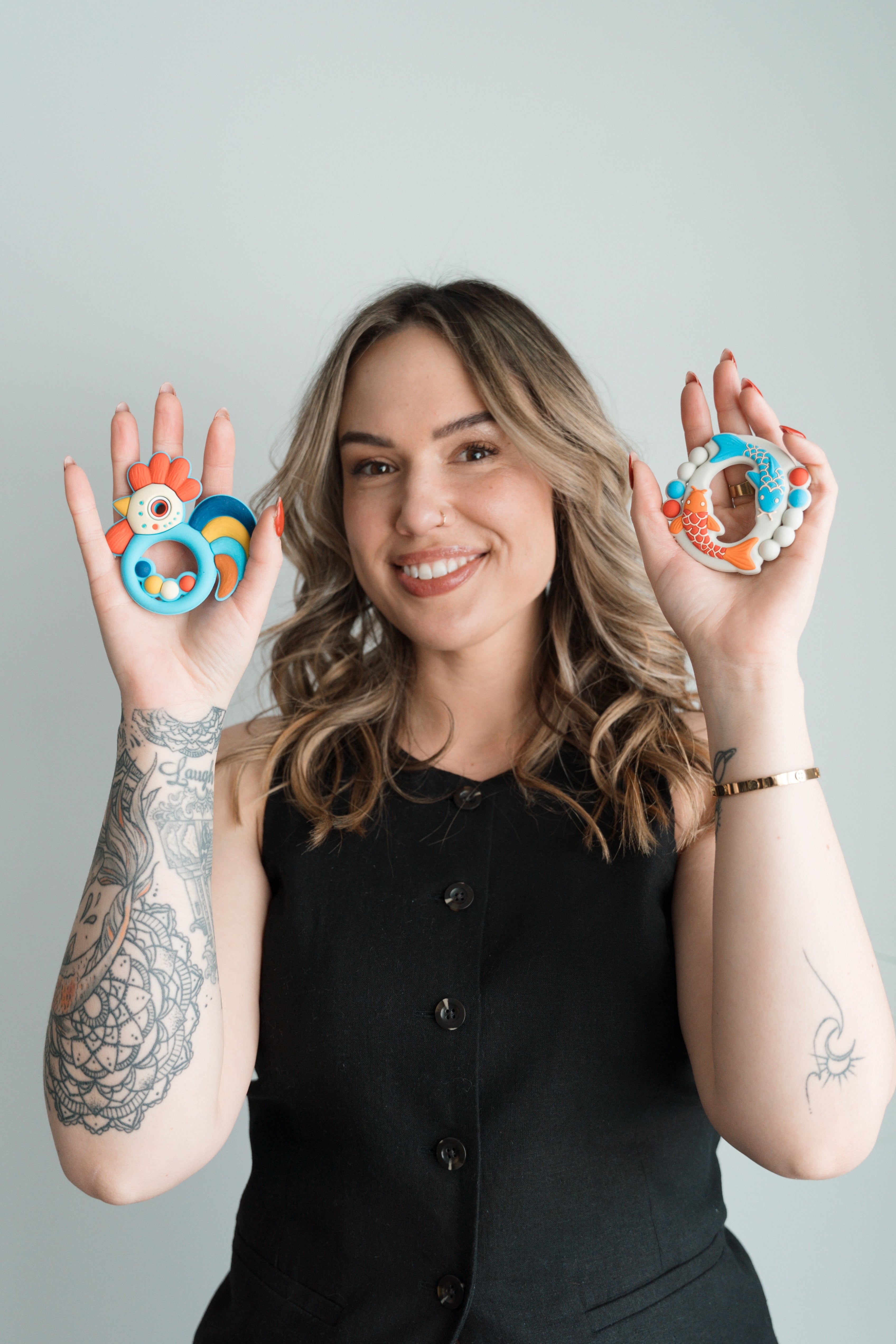 Koi Fish Silicone Baby Teether