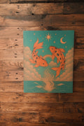 Cosmic Koi Art Canvas