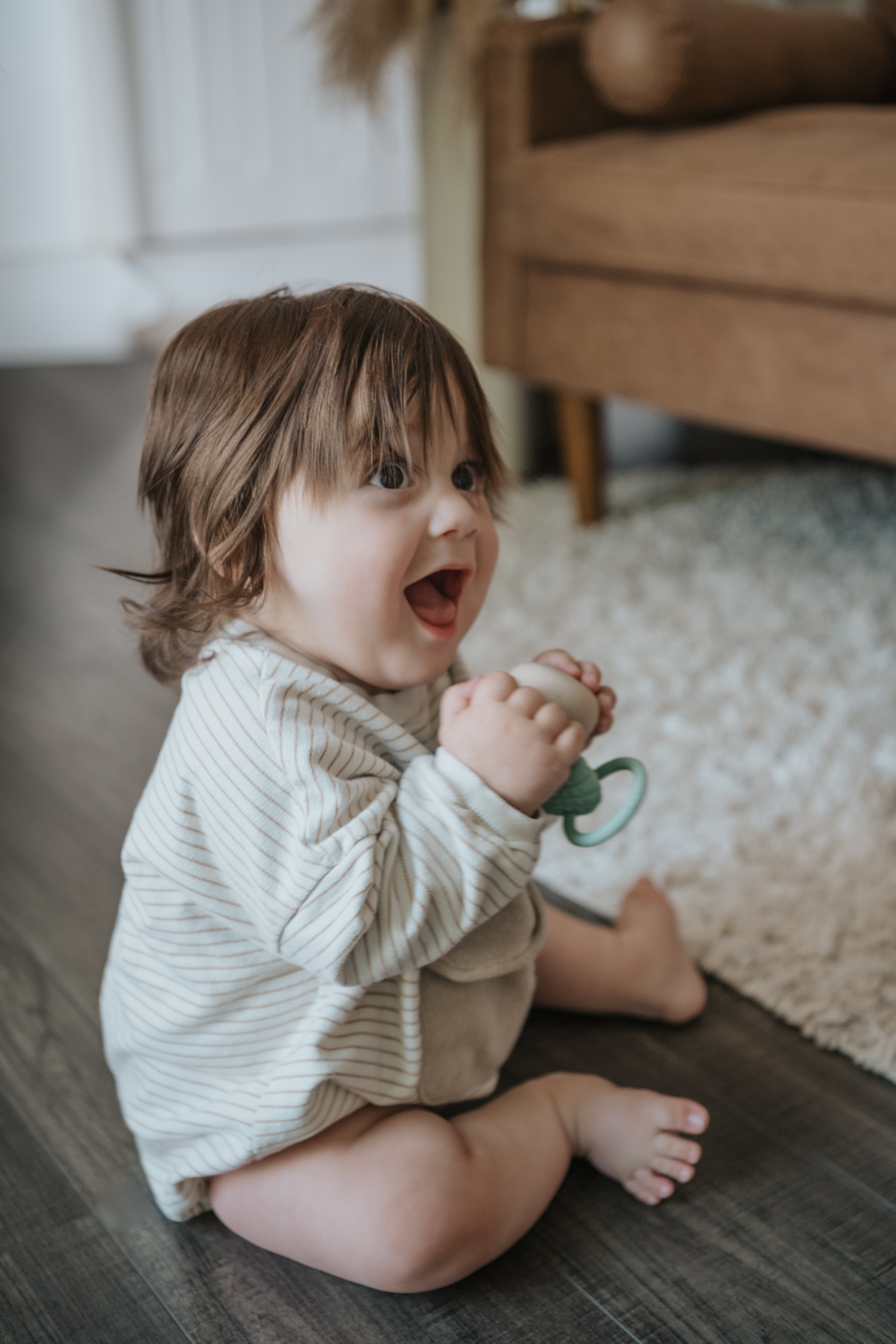 Mushroom Silicone Baby Teether