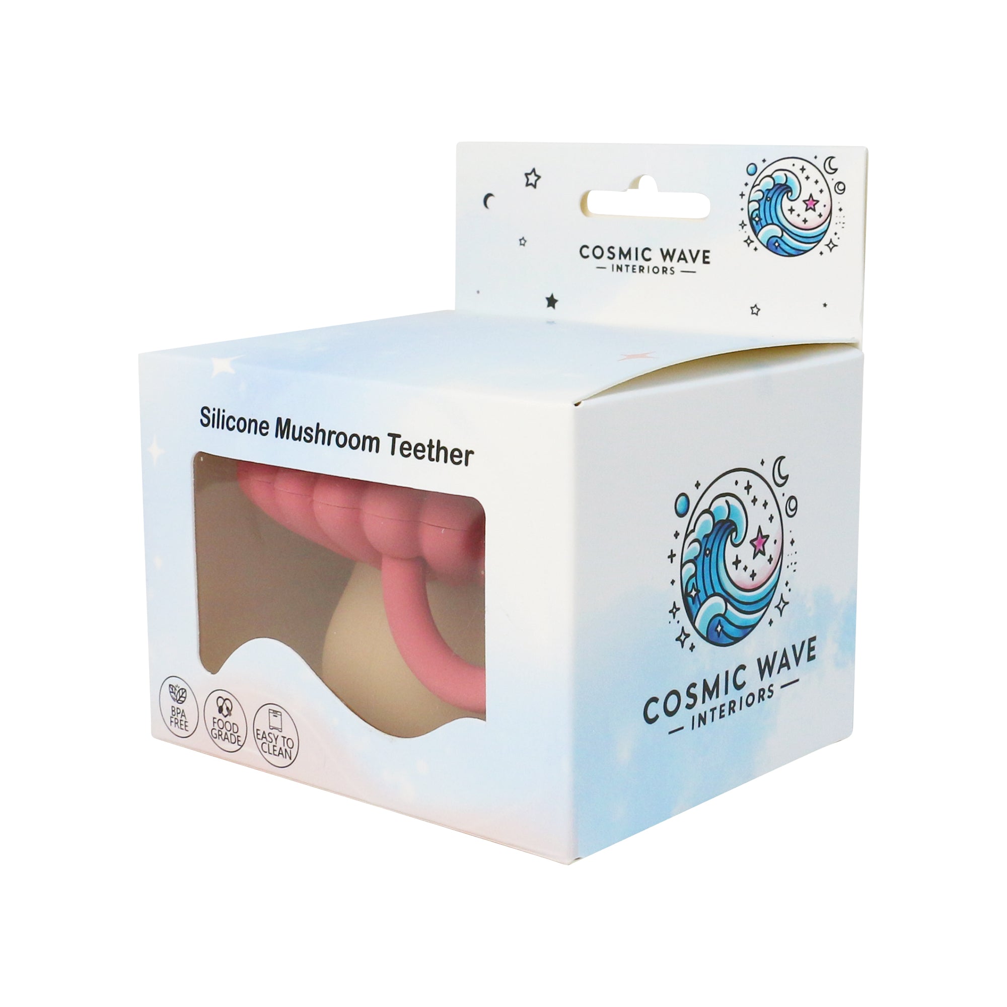 Mushroom Silicone Baby Teether