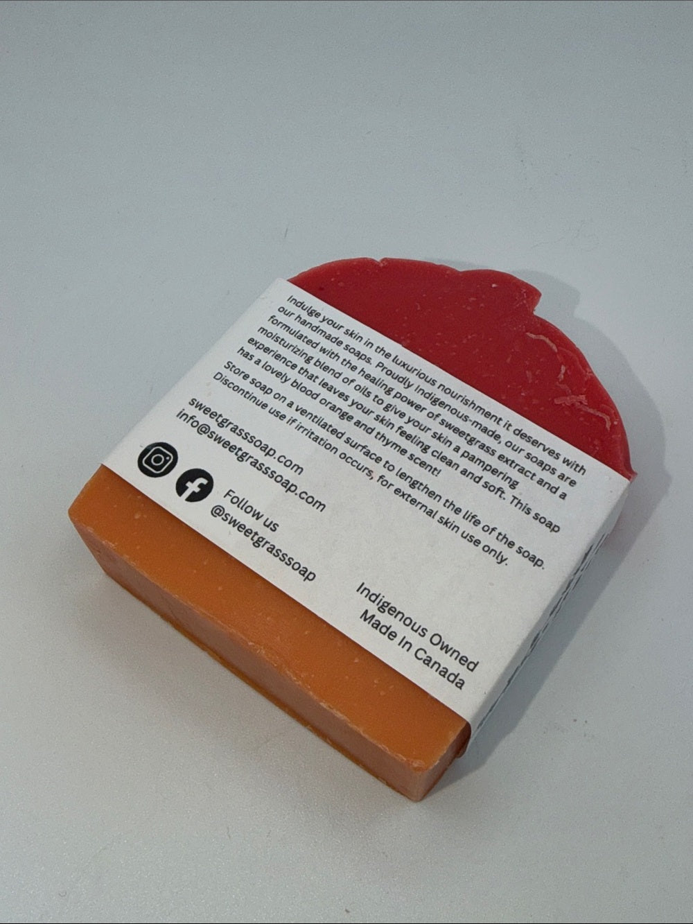 Blood Orange + Thyme Soap