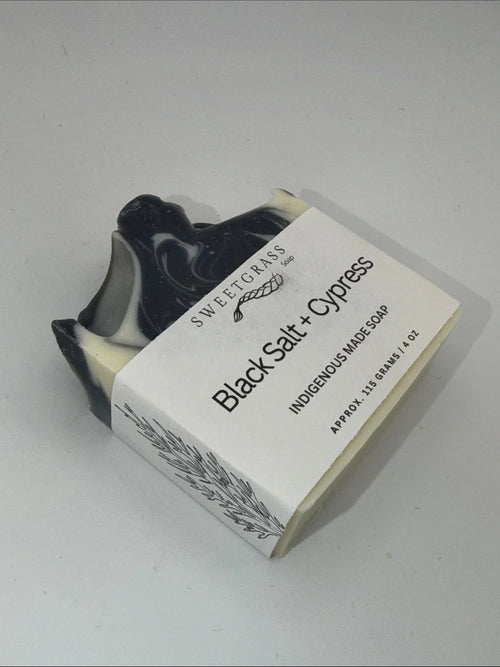 Black Salt + Cypress Soap