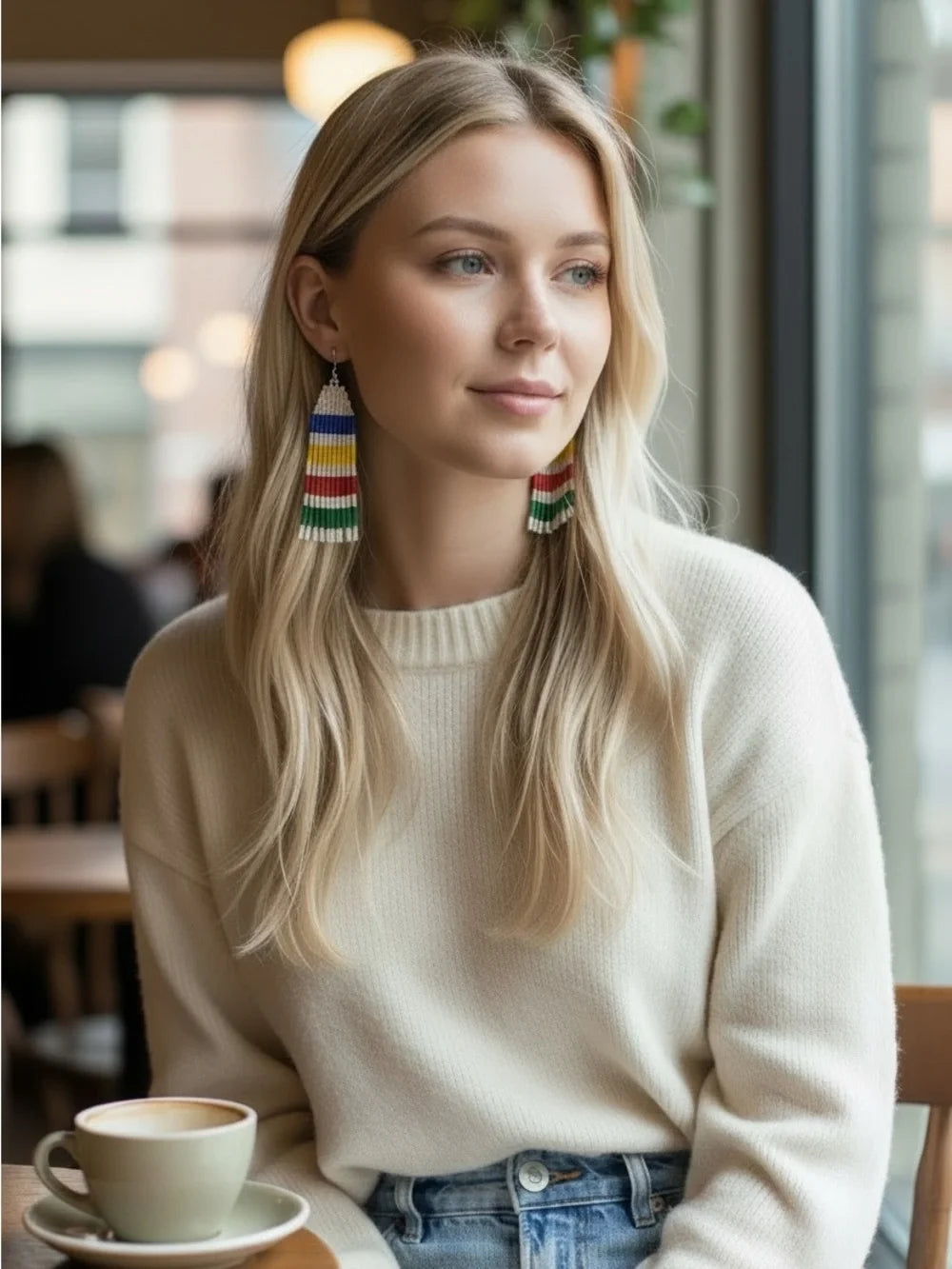 Hudson Bay Indigenous Beaded Earrings