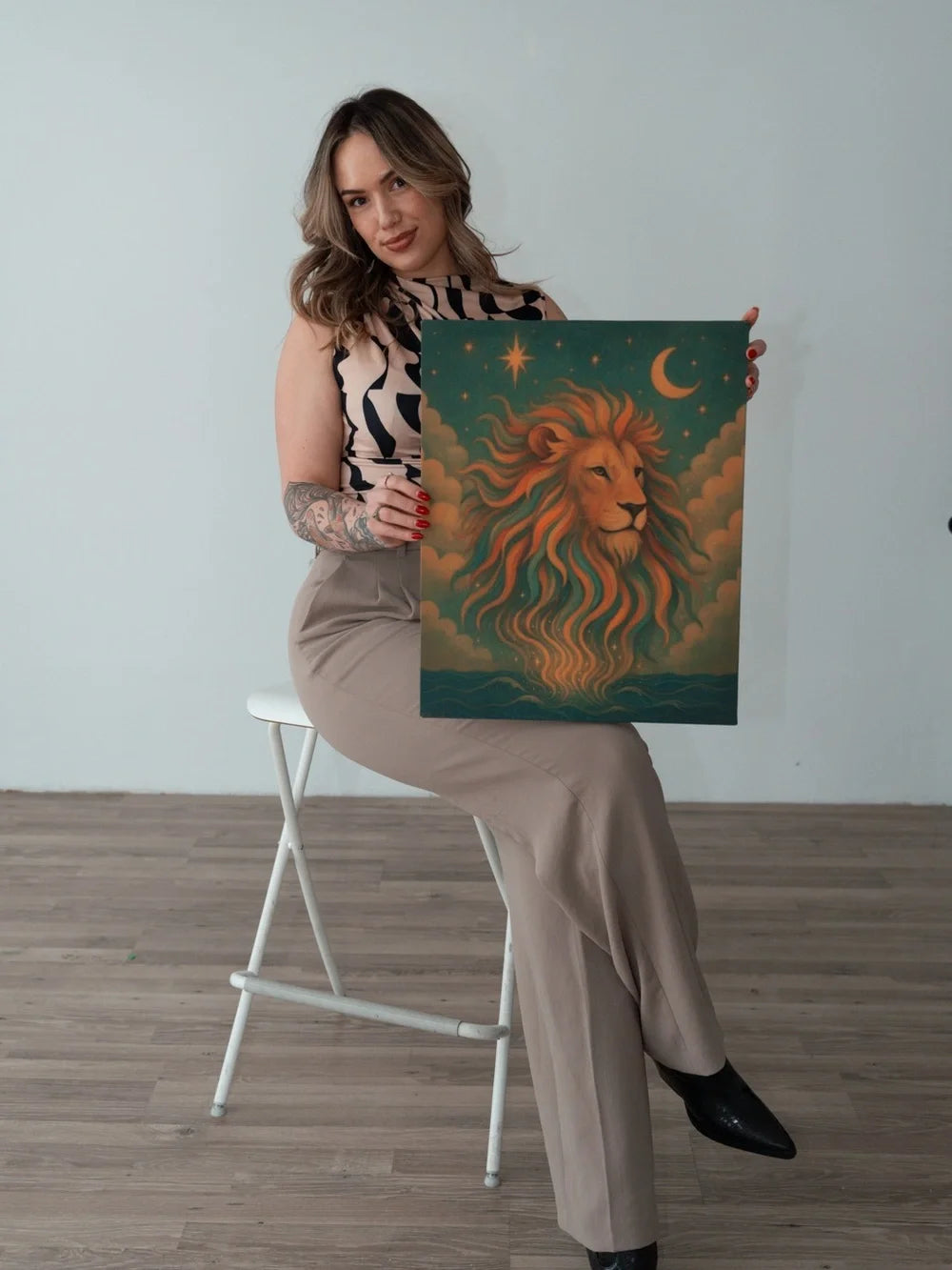 Celestial Lion Canvas