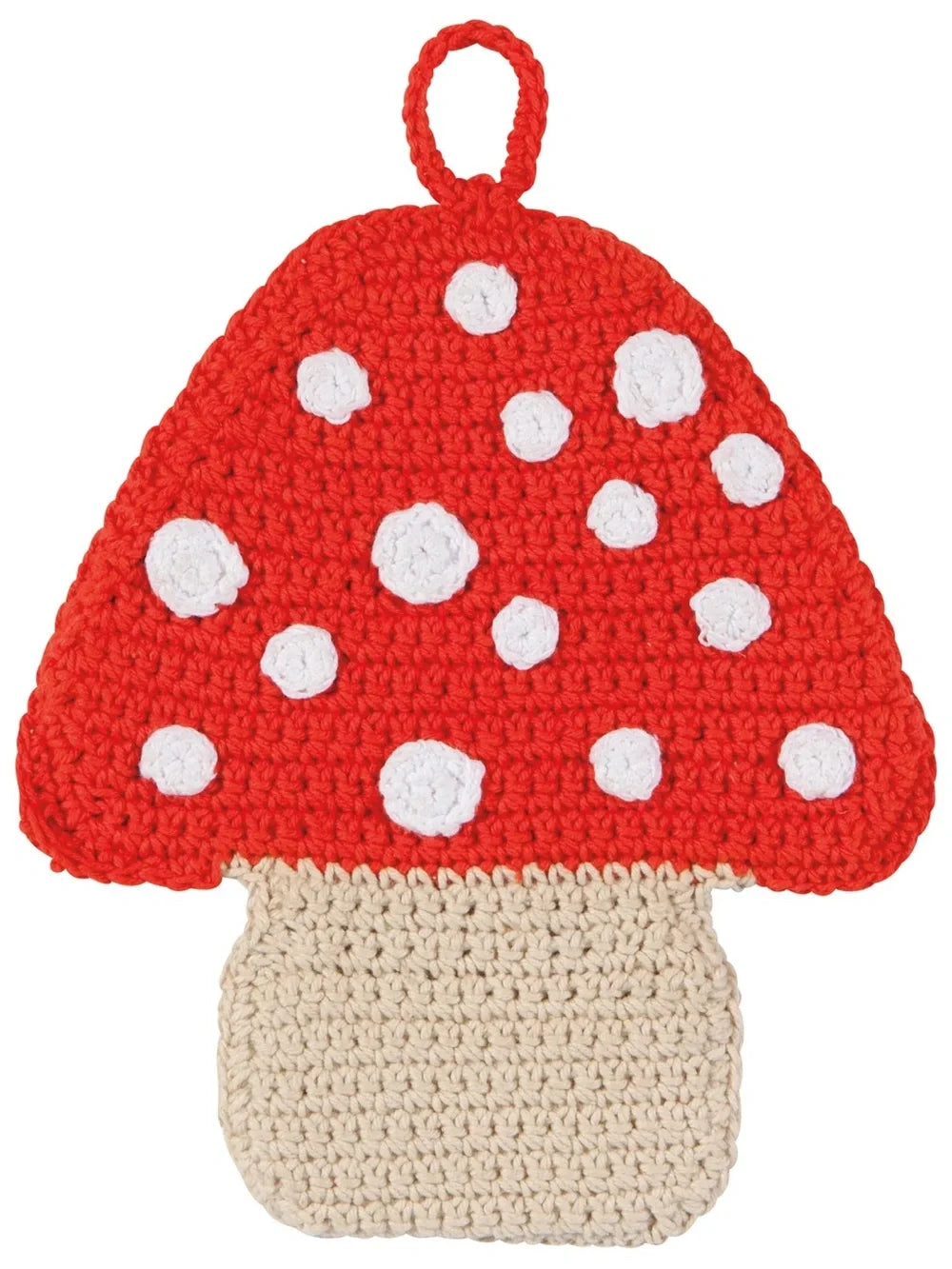 Mushroom Crochet Cotton Kitchen Pot Holder