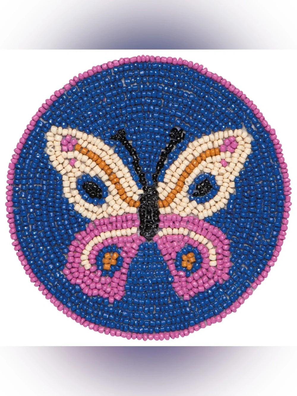 Butterfly Beaded Coaster Set of 4